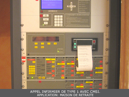 Photographie d'une alarme appel infirmiers