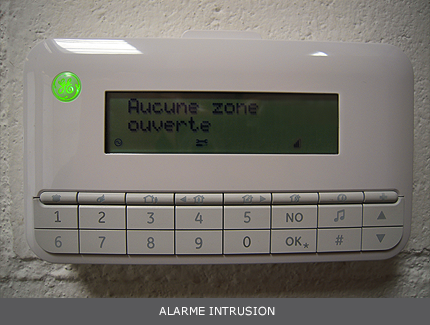 Photographie d'une alarme