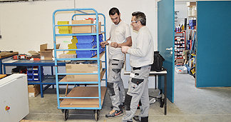 Photographie zone de l'atelier de cablage