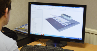 Photographie du bureau d'étude